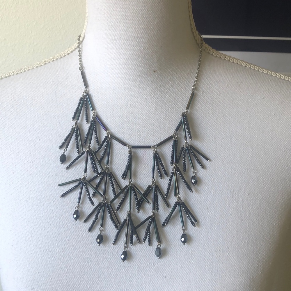 Navy/teal necklace